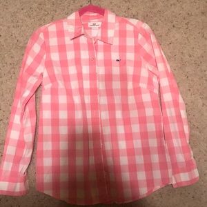 Plaid vineyard vines button down